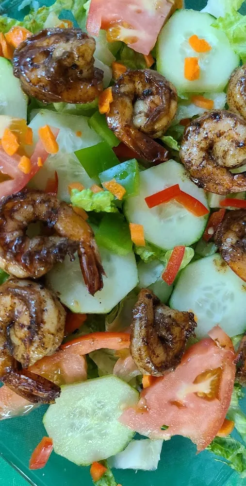 Jerk Shrimp Salad