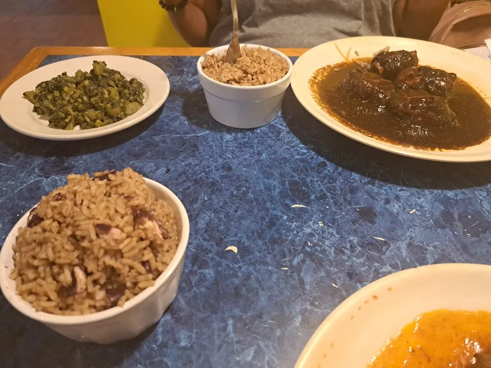 Oxtail and Rice and Peas